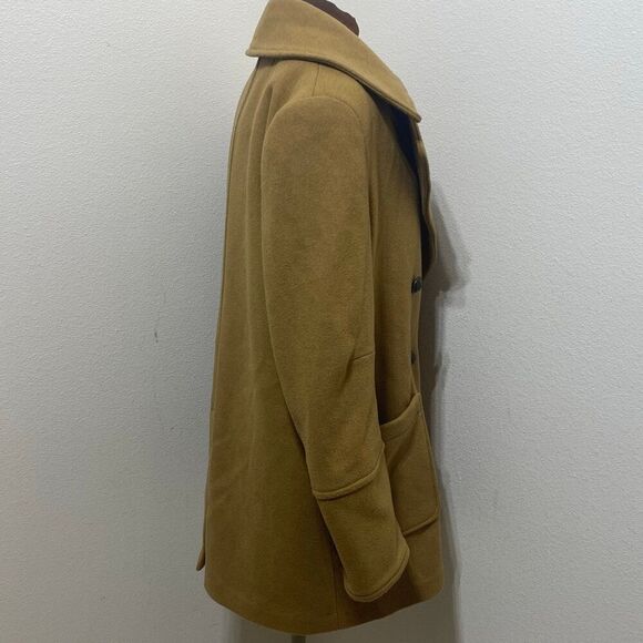 Free People Naiomi Wool Blend Peacoat Camel Tan Size Small - Picture 6 of 12